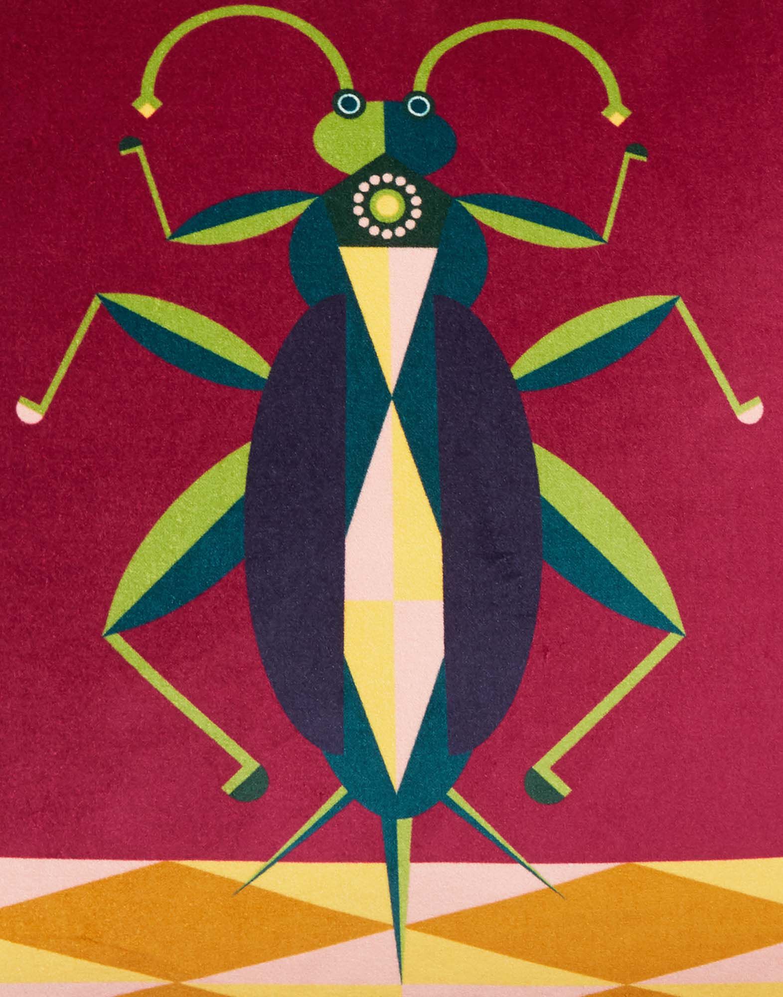 La DoubleJ Spirit Animal Cushion Cricket CUS0002VEL001SPA0003