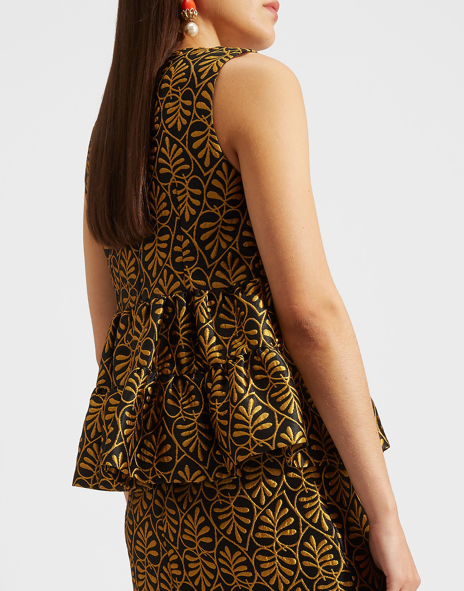 LaDoubleJ Bouncy Top Foglie SHI0013JAC002FOG0001