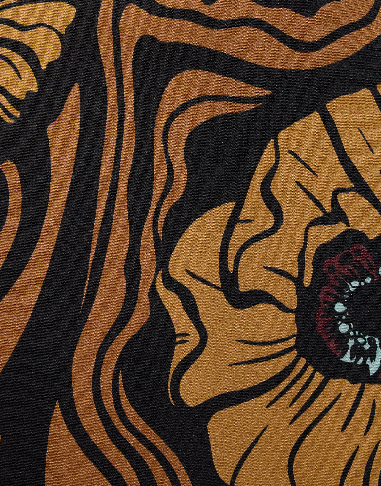 La DoubleJ Clingy Swing Big Blooms Plac&eacute;e Brown DRE0762VIS023PFI06BR02