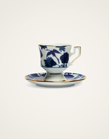 La DoubleJ Espresso Cup Set Of 2 La DoubleJ Espresso Cup Set Of 2 Wildbird Blue CUP0001CER001BIR01BU03