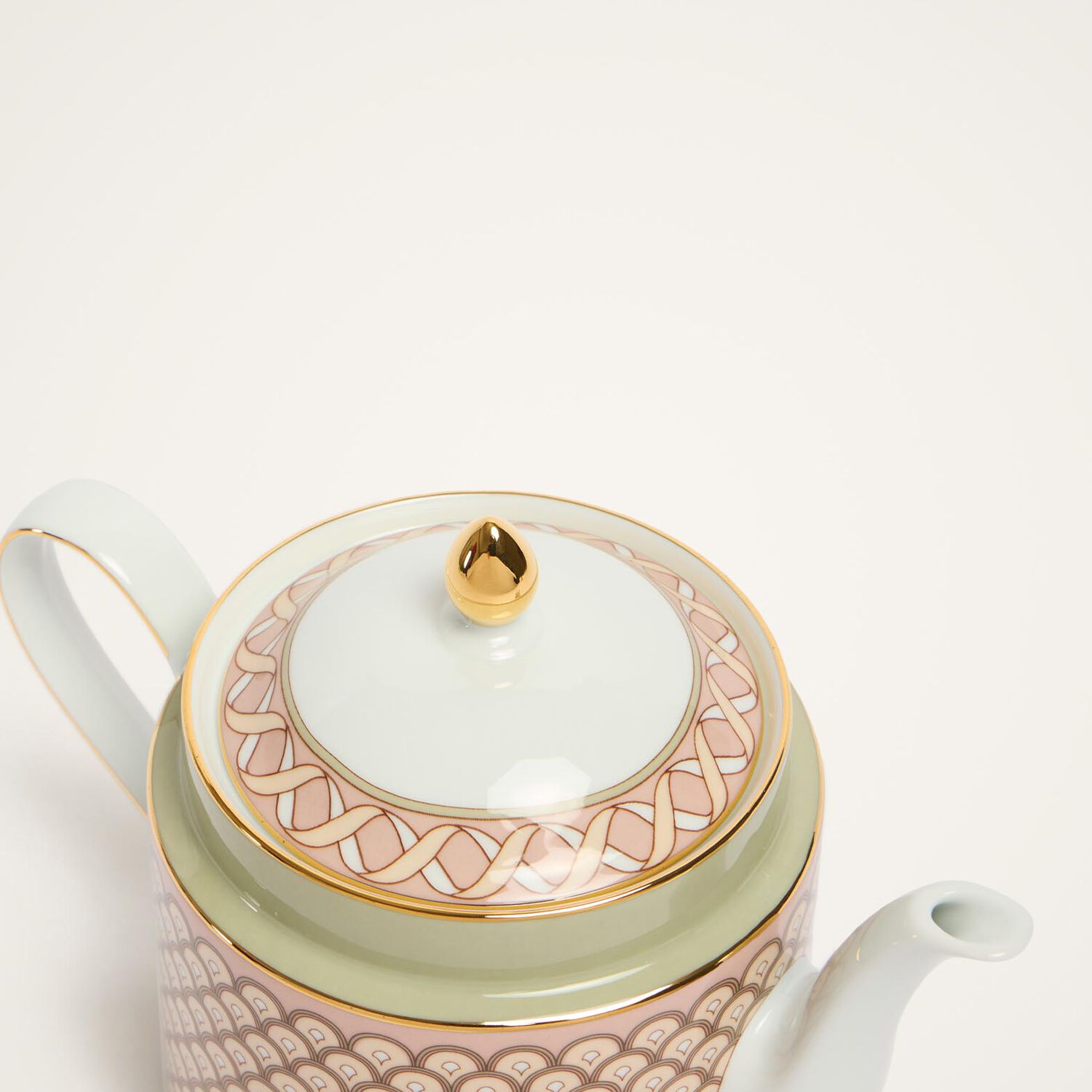 La Doublej Impero Teapot In Odysseus Dusty Pink