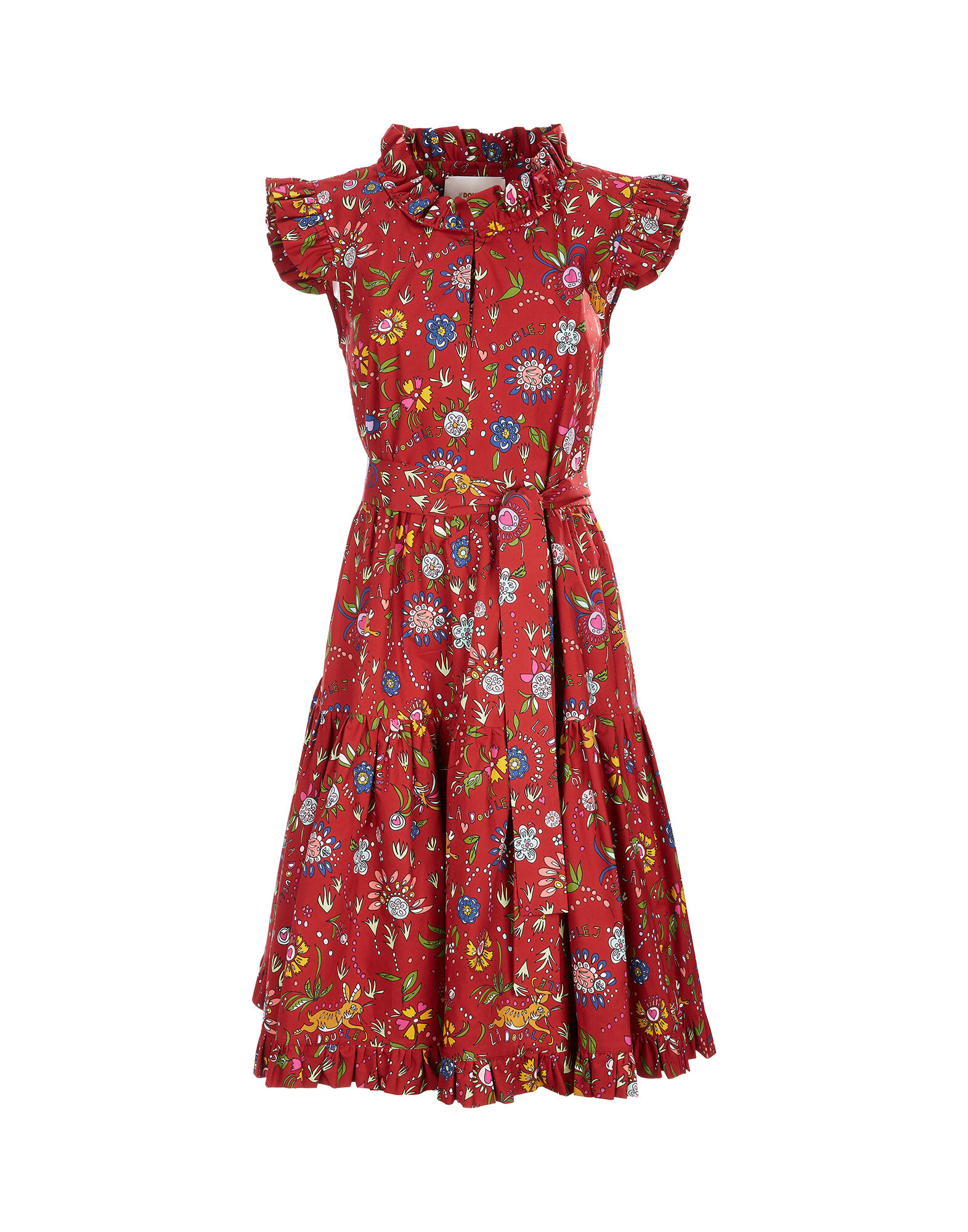 LaDoubleJ Short And Sassy Dress Babe Bordeaux DRE0003COT001BAB0004