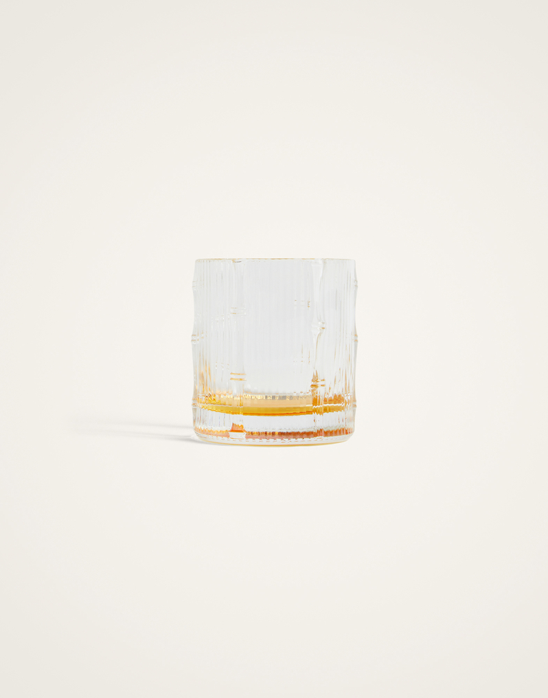 La DoubleJ Bamboo Tumbler Set Of 2 La DoubleJ Bamboo Tumbler Set Of 2 Solid Amber GLA0055GLS002SOLIDYE10