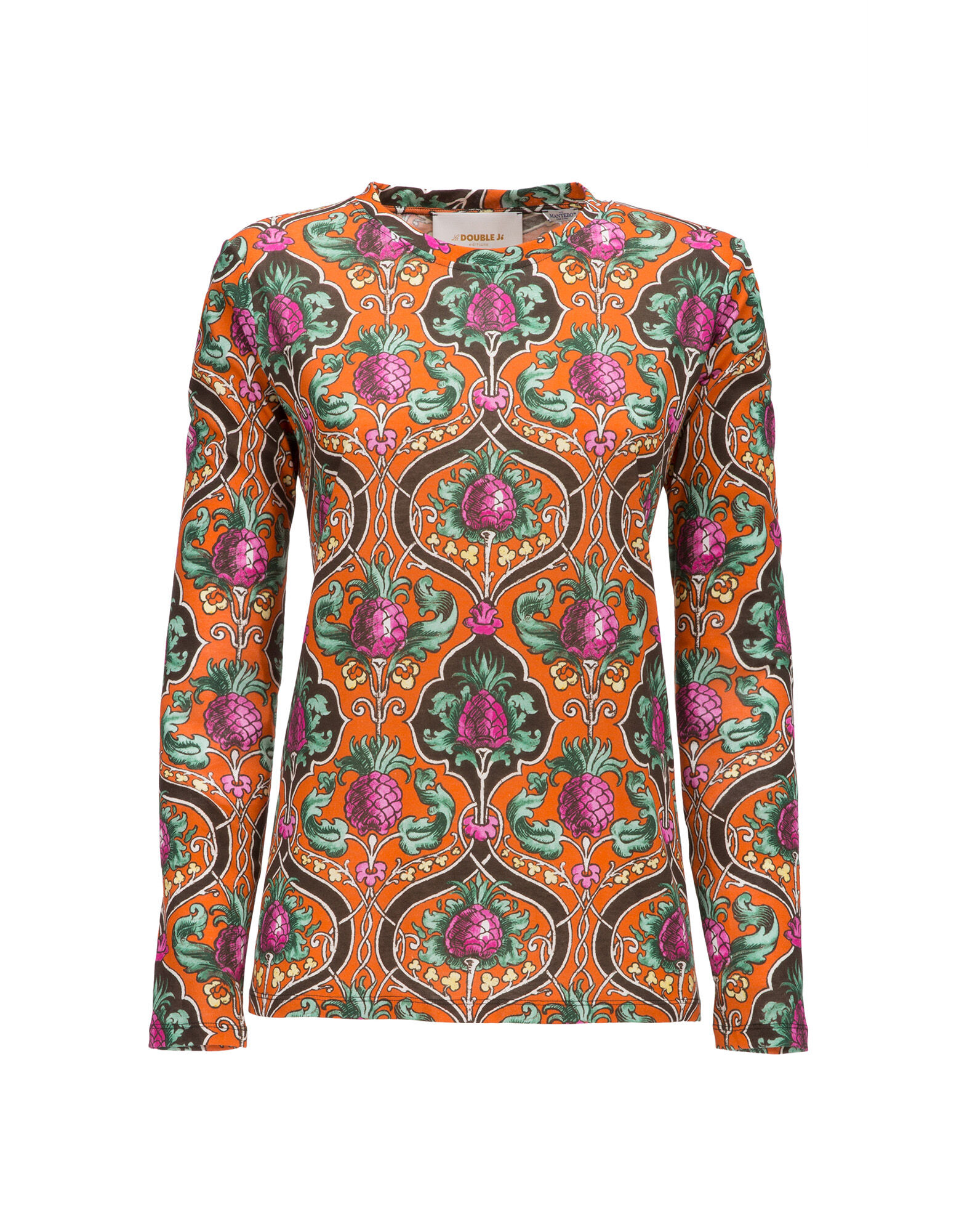 LaDoubleJ Going to Yoga Top Ananas Arancio SHI0017JER002ANA0002