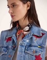 La DoubleJ The Clean Armhole Drifter Vest La DoubleJ The Clean Armhole Drifter Vest Star Of The Show Blue JAC0139DEN011STA03BU03