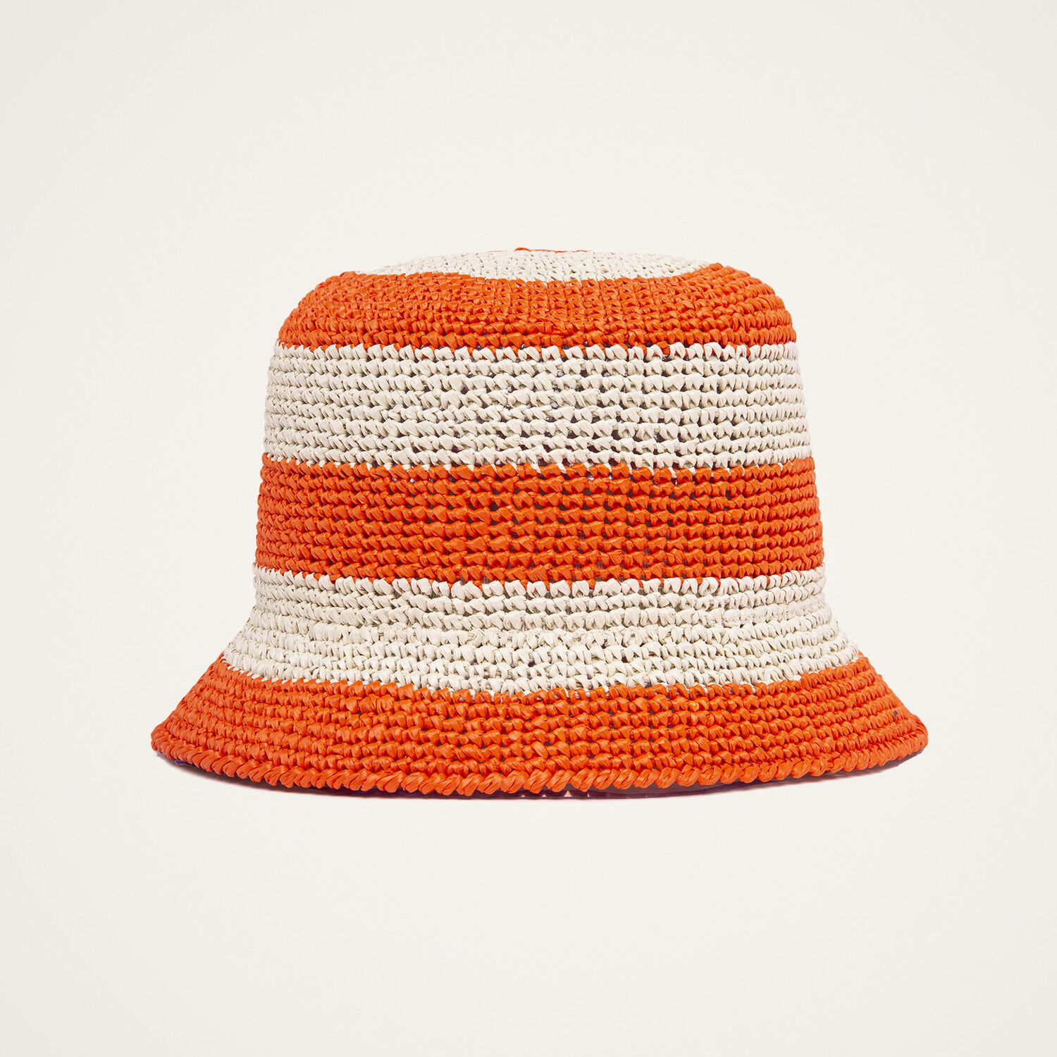 LA DOUBLEJ BUCKET HAT RAFFIA