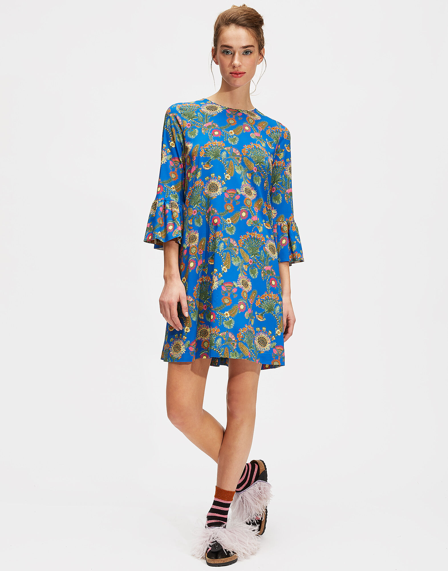 LaDoubleJ 24/7 Dress Thistle Blu DRE0050VIS001THI0002