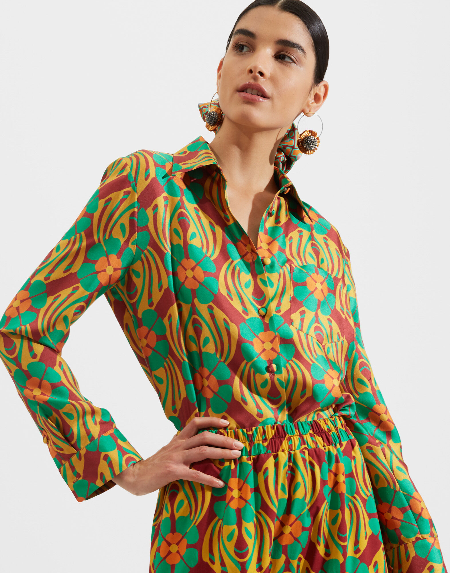 La DoubleJ Boy Shirt Clover SHI0001SIL001CLO0003