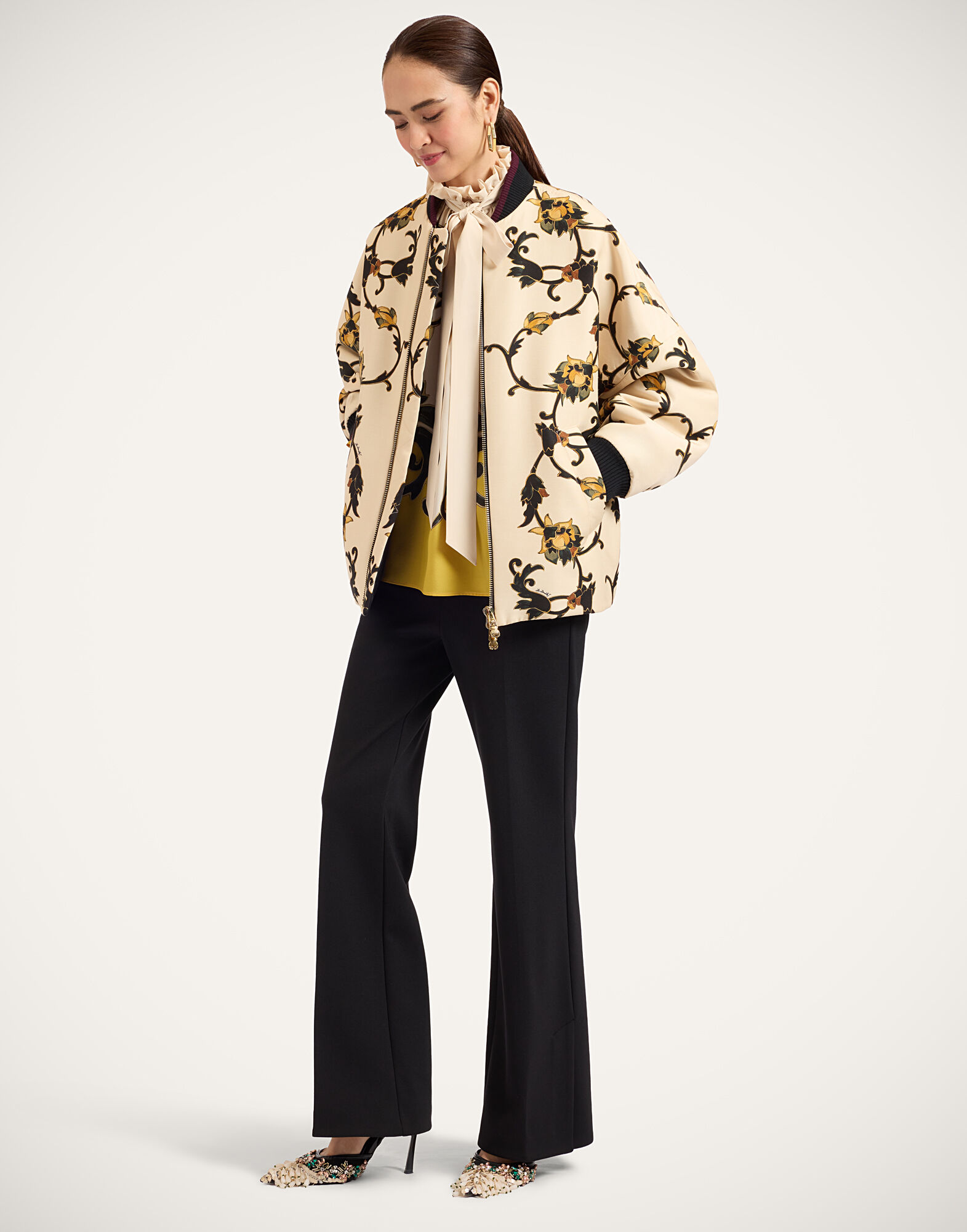 La DoubleJ Brooklyn Bomber Buttercup White JAC0128CAD001BTC01WH01