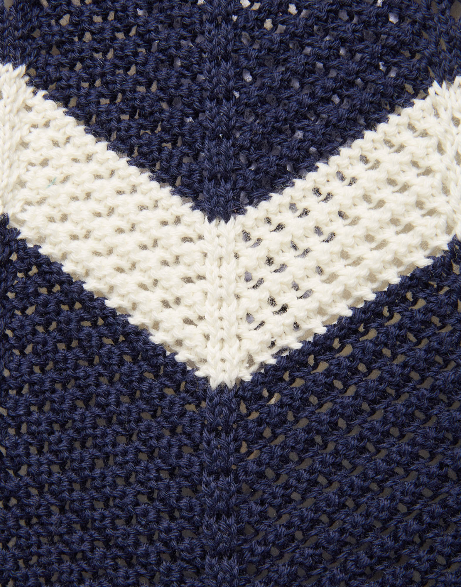 La DoubleJ Chevron Top Navy / Avorio PUL0145KNI079VA160BU06