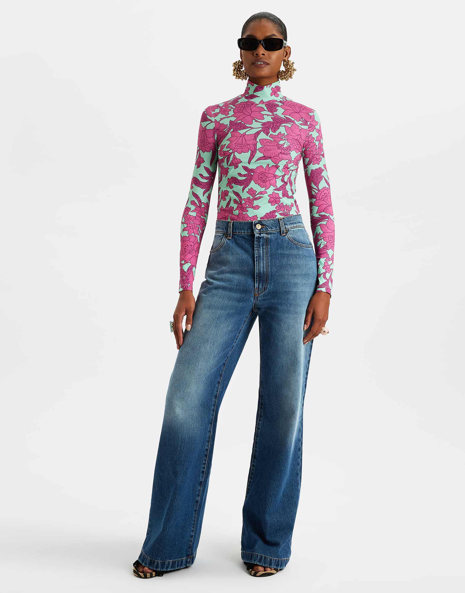 Turtleneck in Lilium Purple for Women La DoubleJ