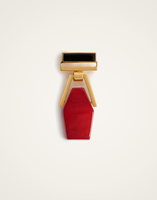 La DoubleJ Portal Brooch La DoubleJ Portal Brooch 24k Gold Plate & Red Resin BCH0002POL014SOLIDRE02