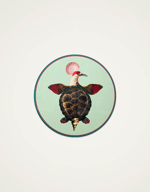 La DoubleJ Disk Placemat La DoubleJ Disk Placemat Turtlair Salvia PMT0016CRK001TRL01GR06