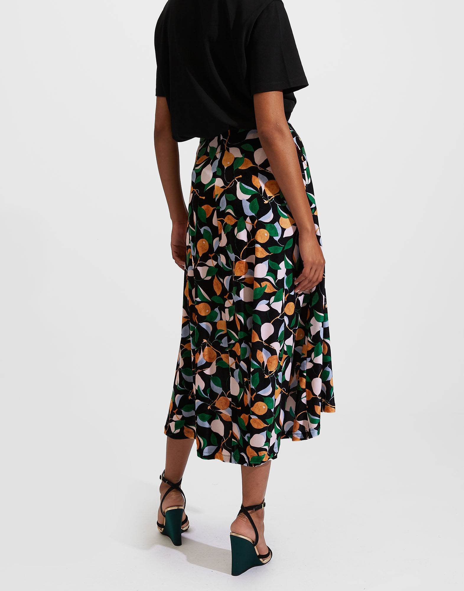 La DoubleJ Kenny Skirt Orchard SKI0070VEL006ORH0001