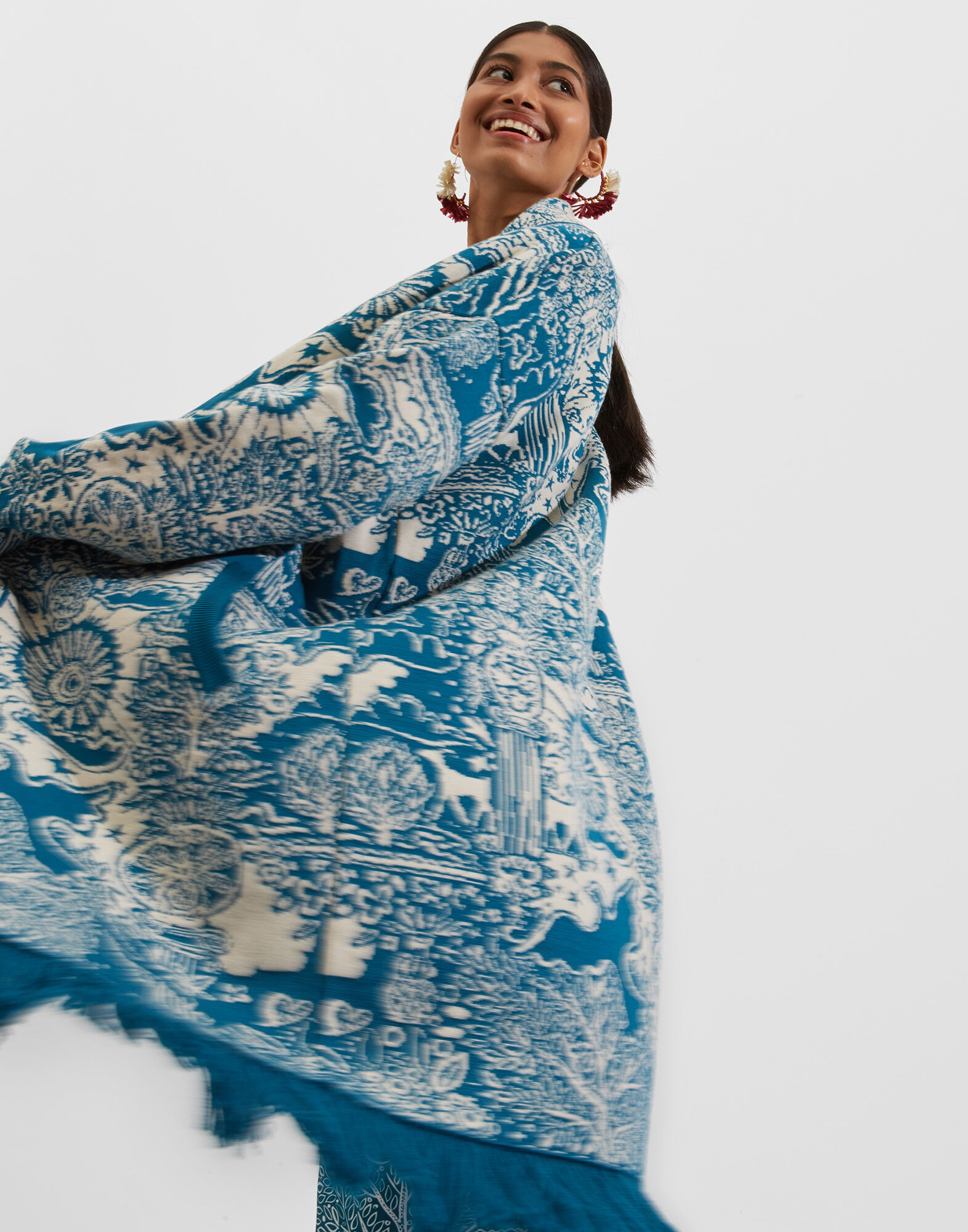 La DoubleJ Boudoir Jacket Ionic Petrolio JAC0037KNI042VAR0074