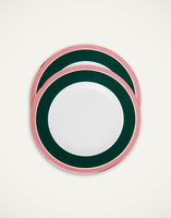 La DoubleJ Dinner Plates Set Of 2 La DoubleJ Dinner Plates Set Of 2 Rainbow Verde DIS0075CER001RAI0003