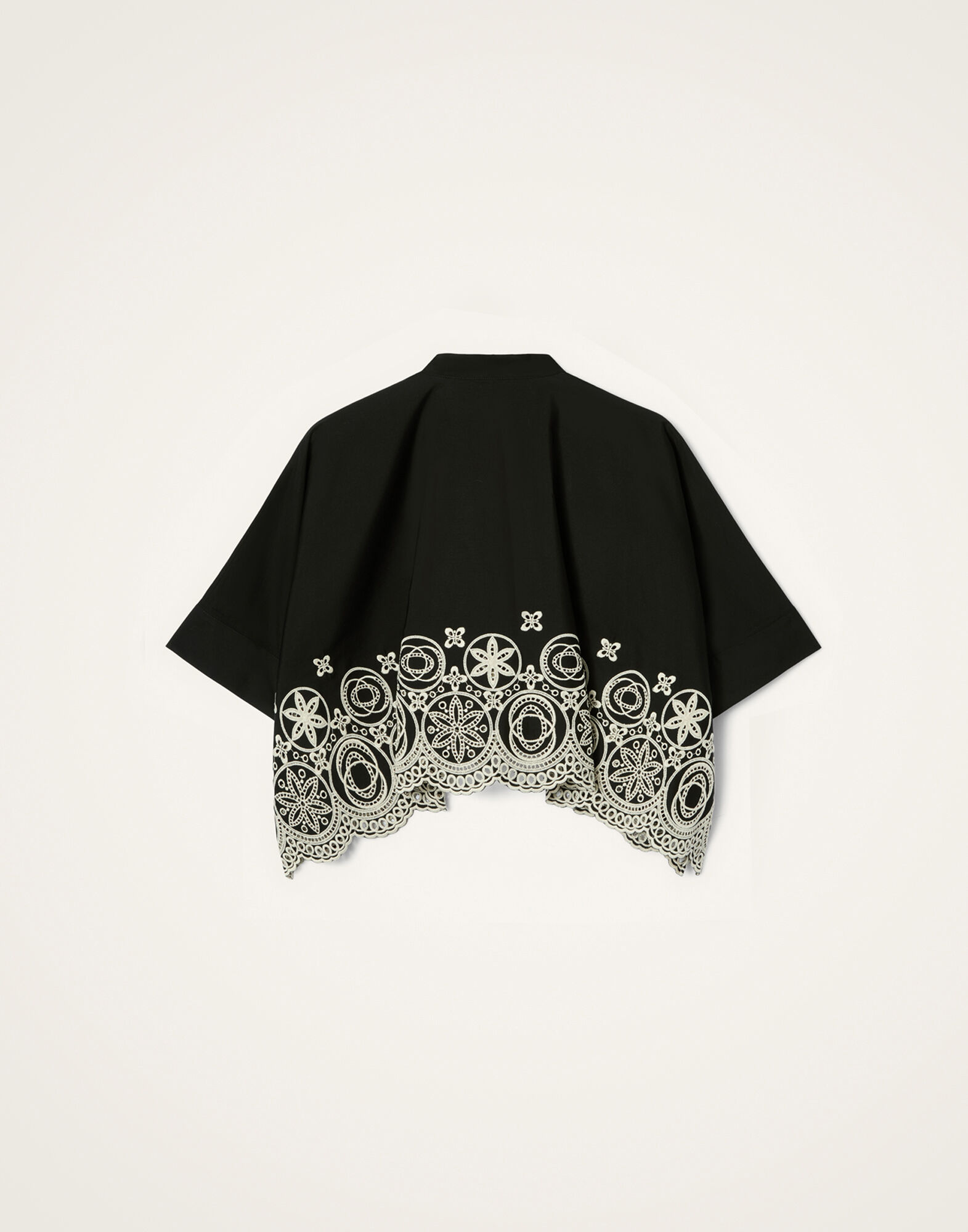 La DoubleJ Mini Foulard Shirt Eclipse Solid Black SHI0168SAN006ECL03BL01