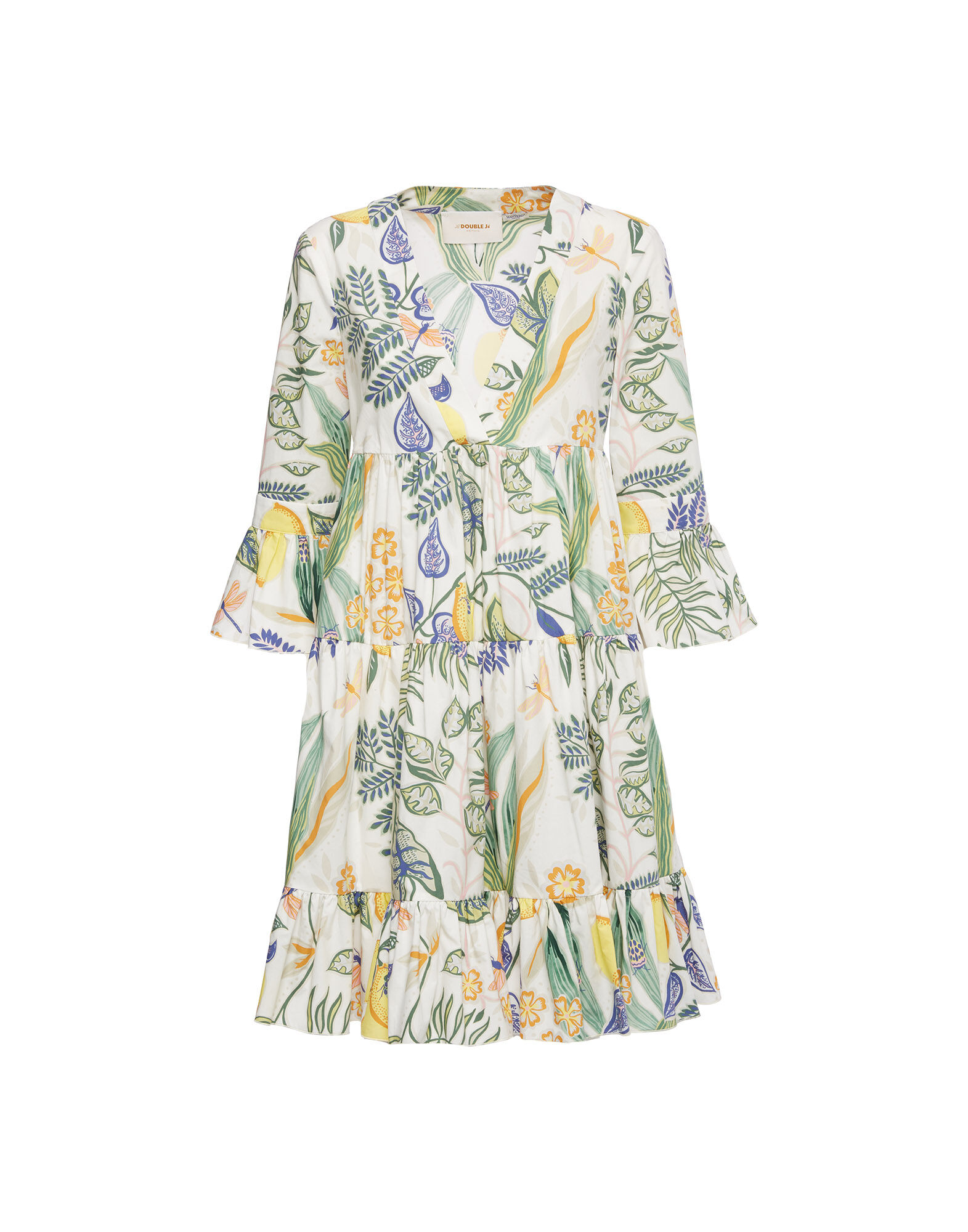 LaDoubleJ Short Jennifer Jane Dress Botanical DRE0164COT001BOT0001