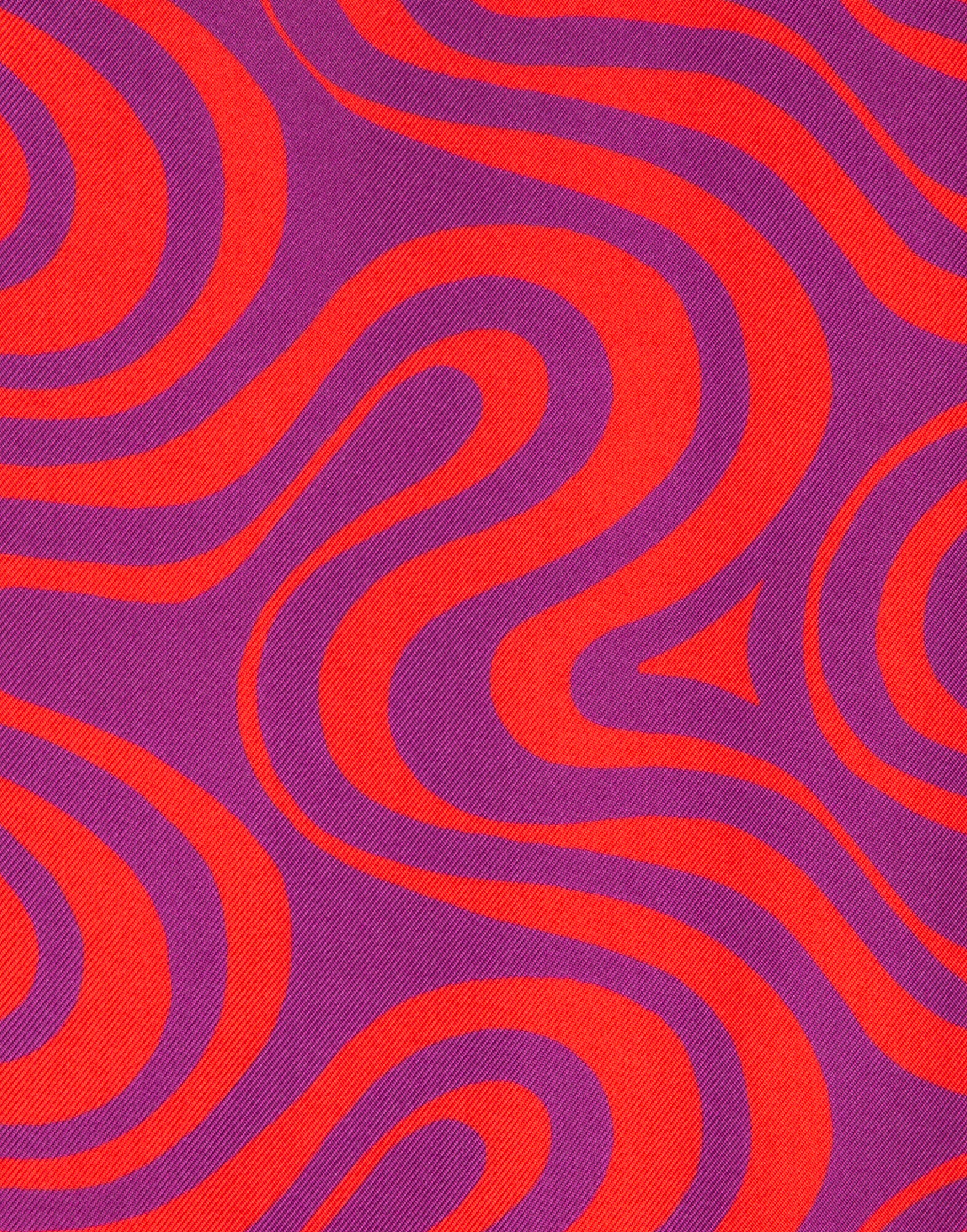 LaDoubleJ Flapper Skinny Scarf Holly Hock + Helter Skelter Viola SCA0010SIL001VAR0011