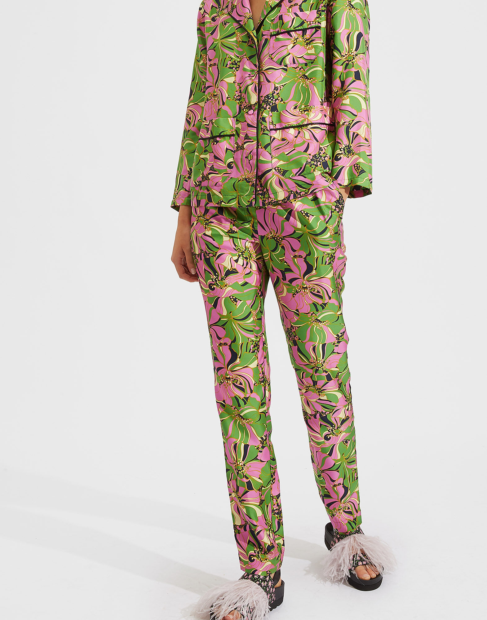 La DoubleJ Pajama Pants Carnevale TRO0019SIL001CAR0001