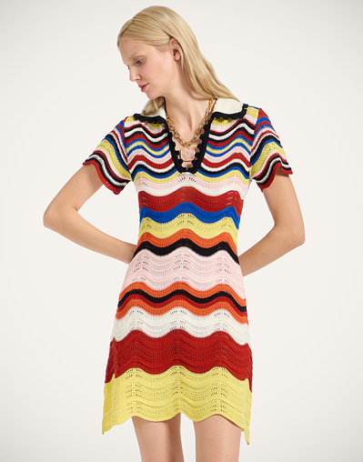 ladies chevron dress Chevron Print Mini Dress
