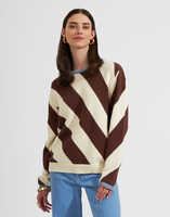 La DoubleJ Veneziana Sweater Chocolate PUL0154KNI086VA176BR07