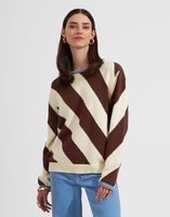 La DoubleJ Veneziana Sweater La DoubleJ Veneziana Sweater Chocolate PUL0154KNI086VA176BR07
