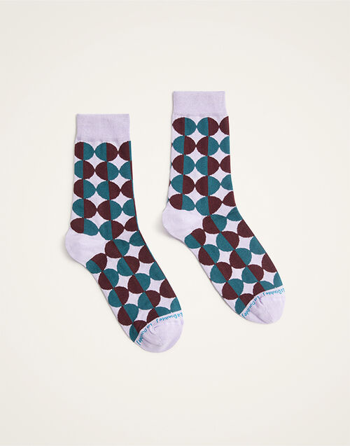 La DoubleJ All Time Socks Sfere Lilac SOC0016COT083SFE01PU02