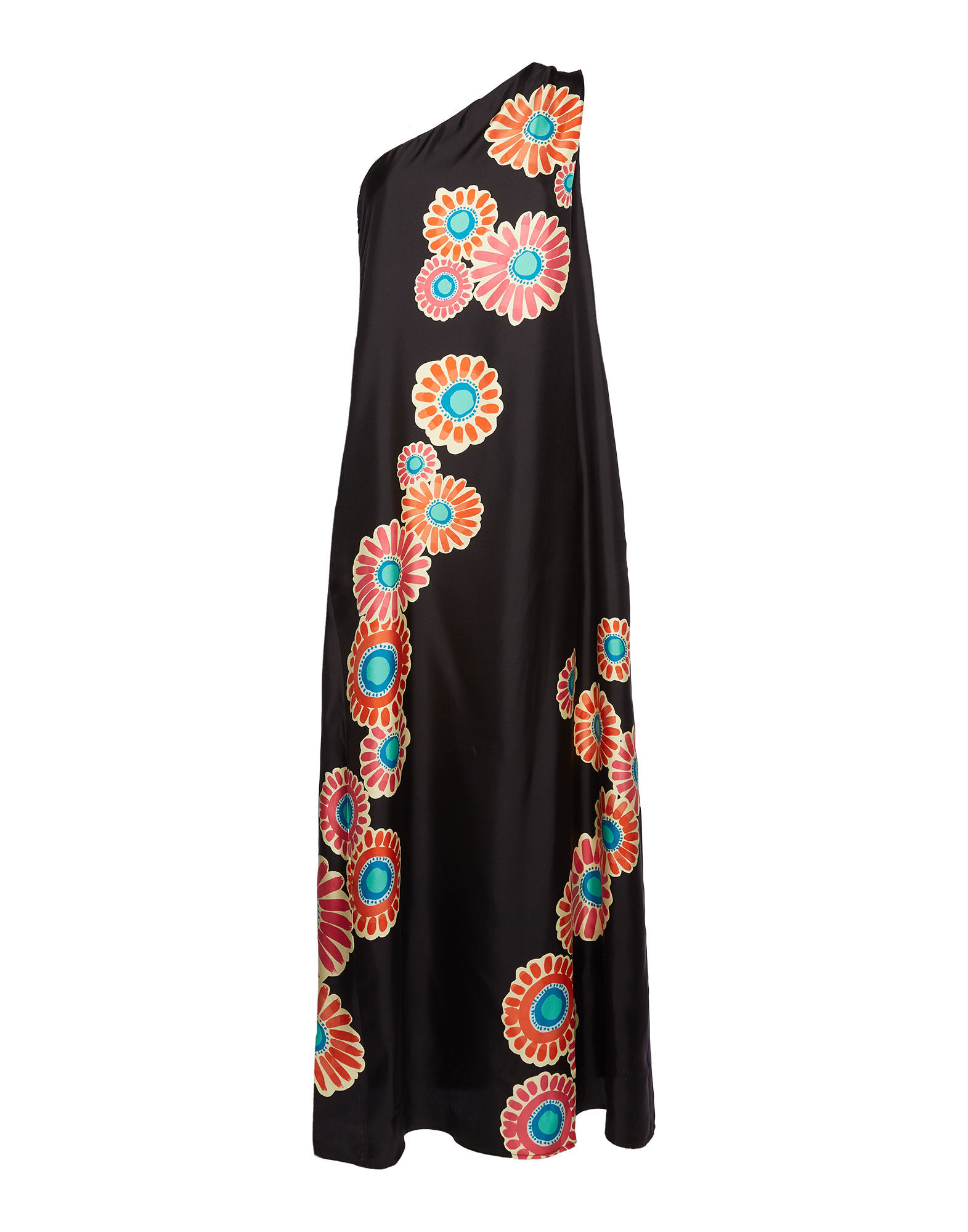 La DoubleJ Roy Dress Daisy Plac&eacute;e Black DRE0304SIL006DAY0006