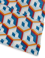 La DoubleJ Large Napkins Set Of 2 La DoubleJ Large Napkins Set Of 2 Cubi Blu NAP0006LIN001CUB0004