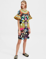 LaDoubleJ Walk The Dog Dress LaDoubleJ Walk The Dog Dress Peacock DRE0263JER009PEA0001