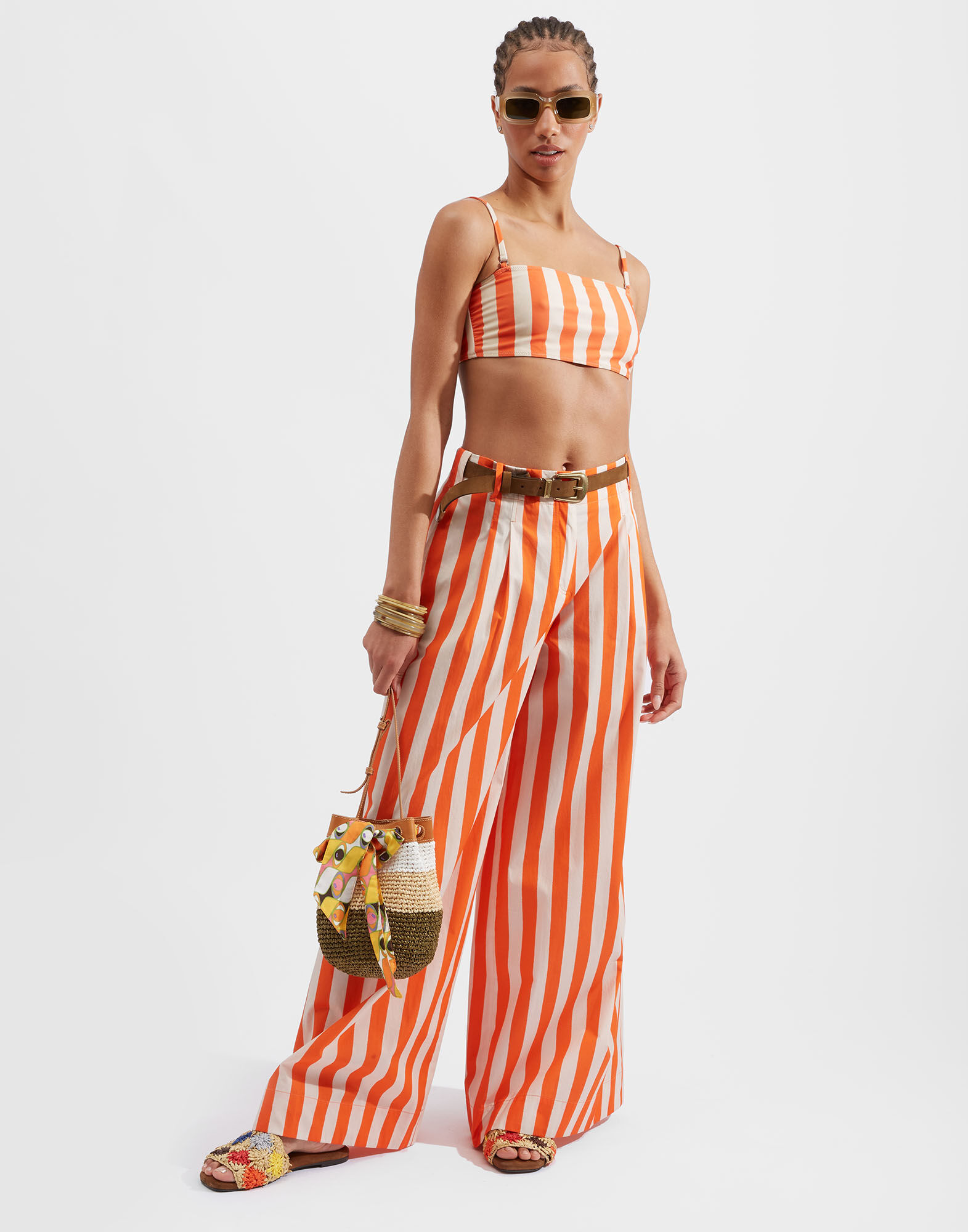 La DoubleJ Crisp Pants Riviera TRO0081COT039RIV01OR02