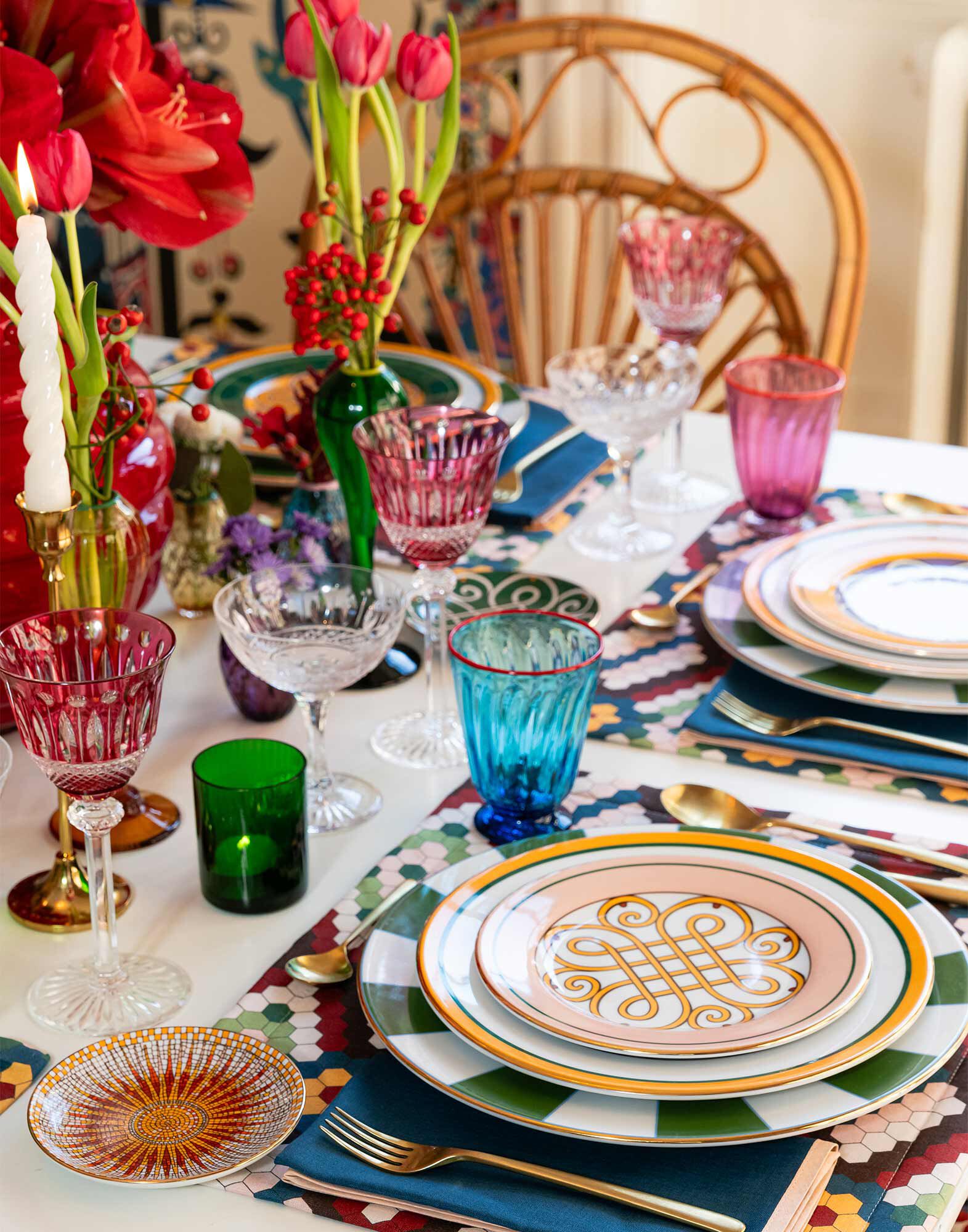 La DoubleJ Mini Plate Sunrays DIS0077CER001SNR0001