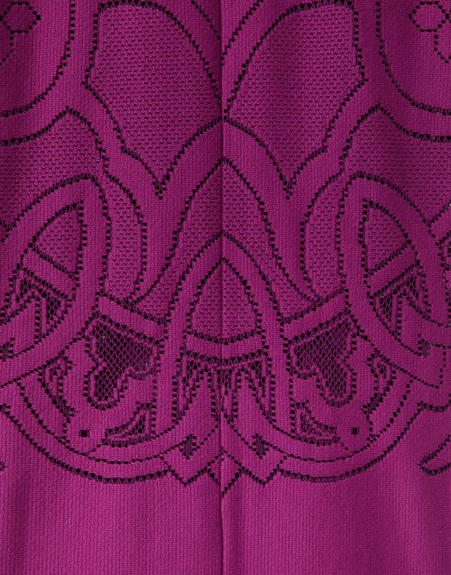 la double j purple dress La DoubleJ Women's Lacey Swing Dress - Purple - Size L