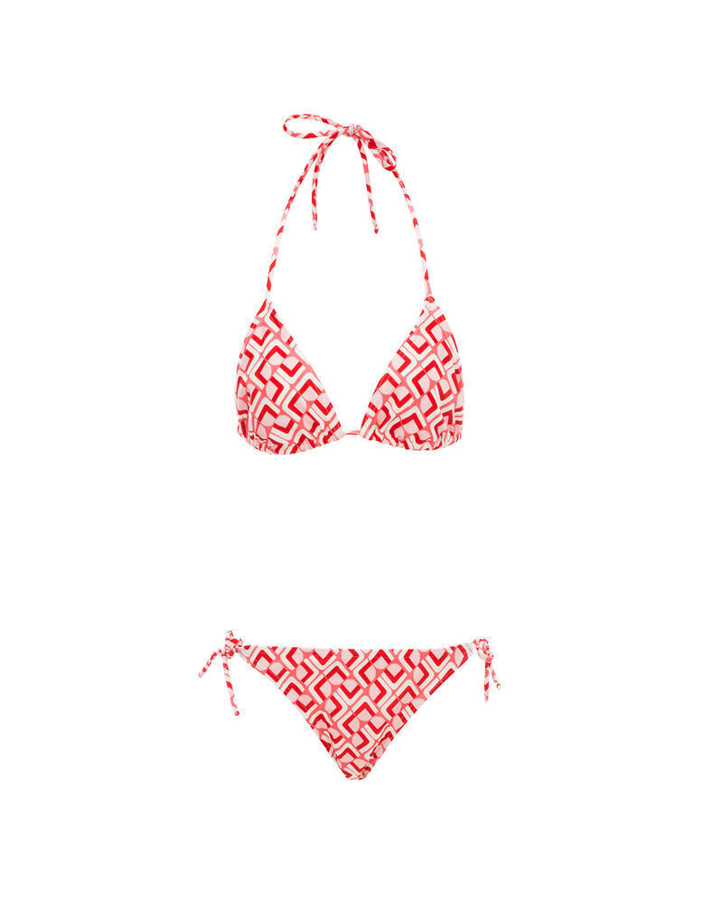 LaDoubleJ Triangle Bikini Bottom in Domino Valentino Domino Valentino SWI0004LYC001DOM0003