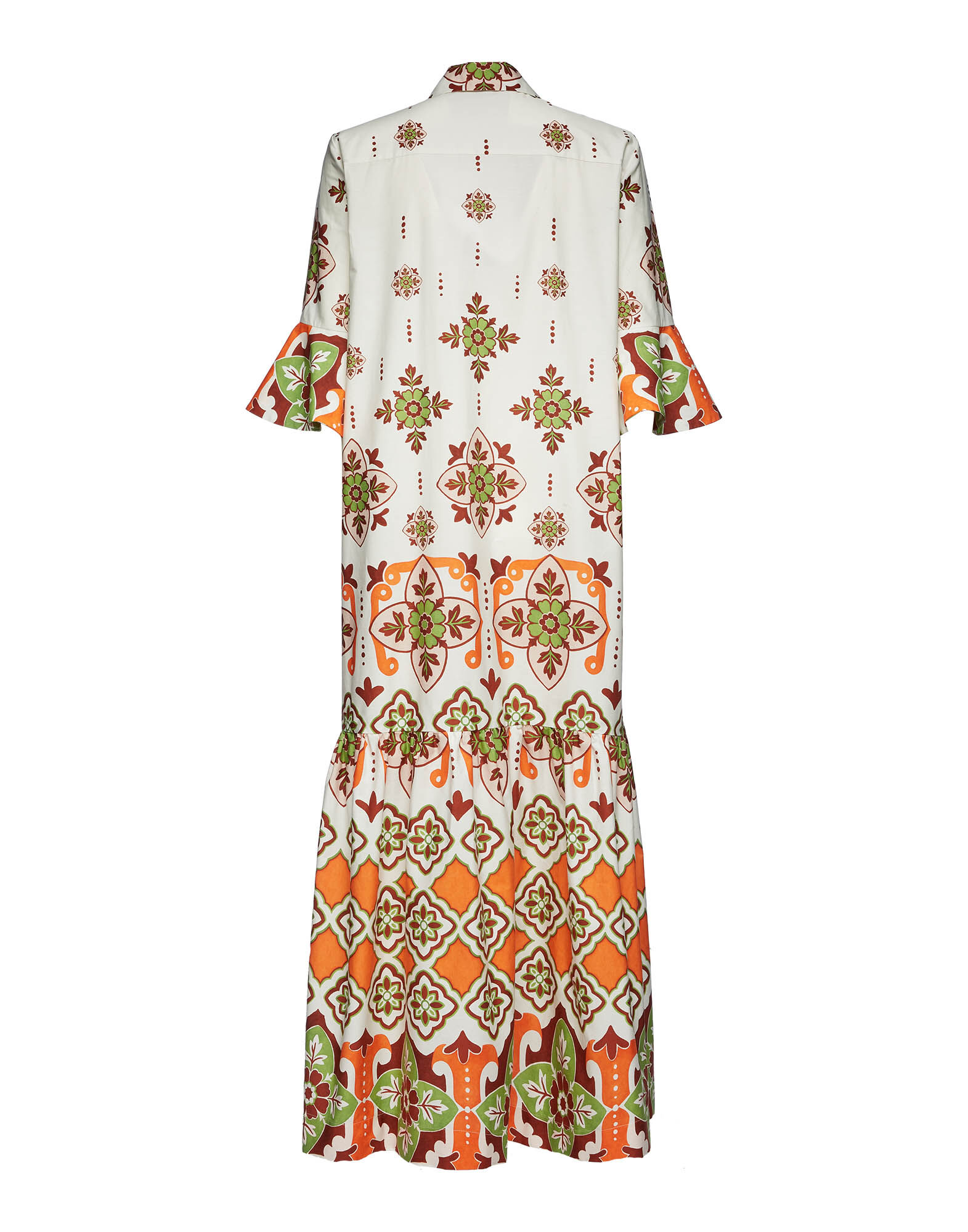 La DoubleJ Artemis Dress Partenope Plac&eacute;e DRE0176COT039PRT01OR02