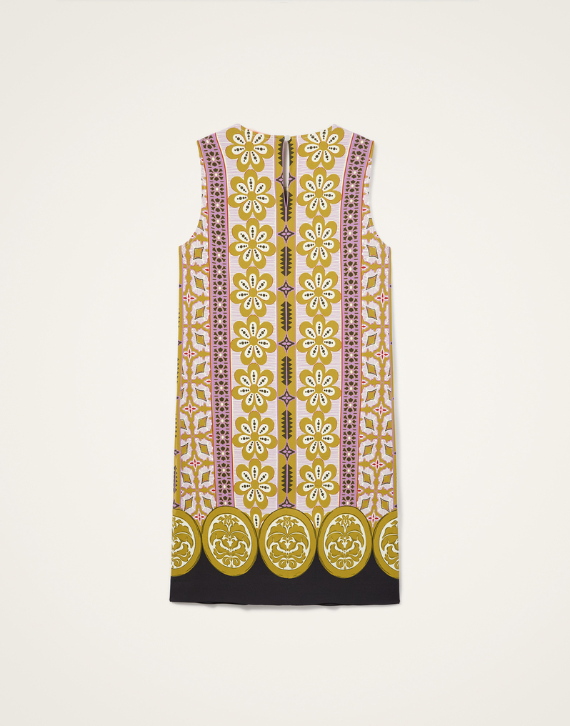 La DoubleJ Stretch Tunic La DoubleJ Stretch Tunic Pagoda Placée Pink DRE0758VIS011PAG01PI01