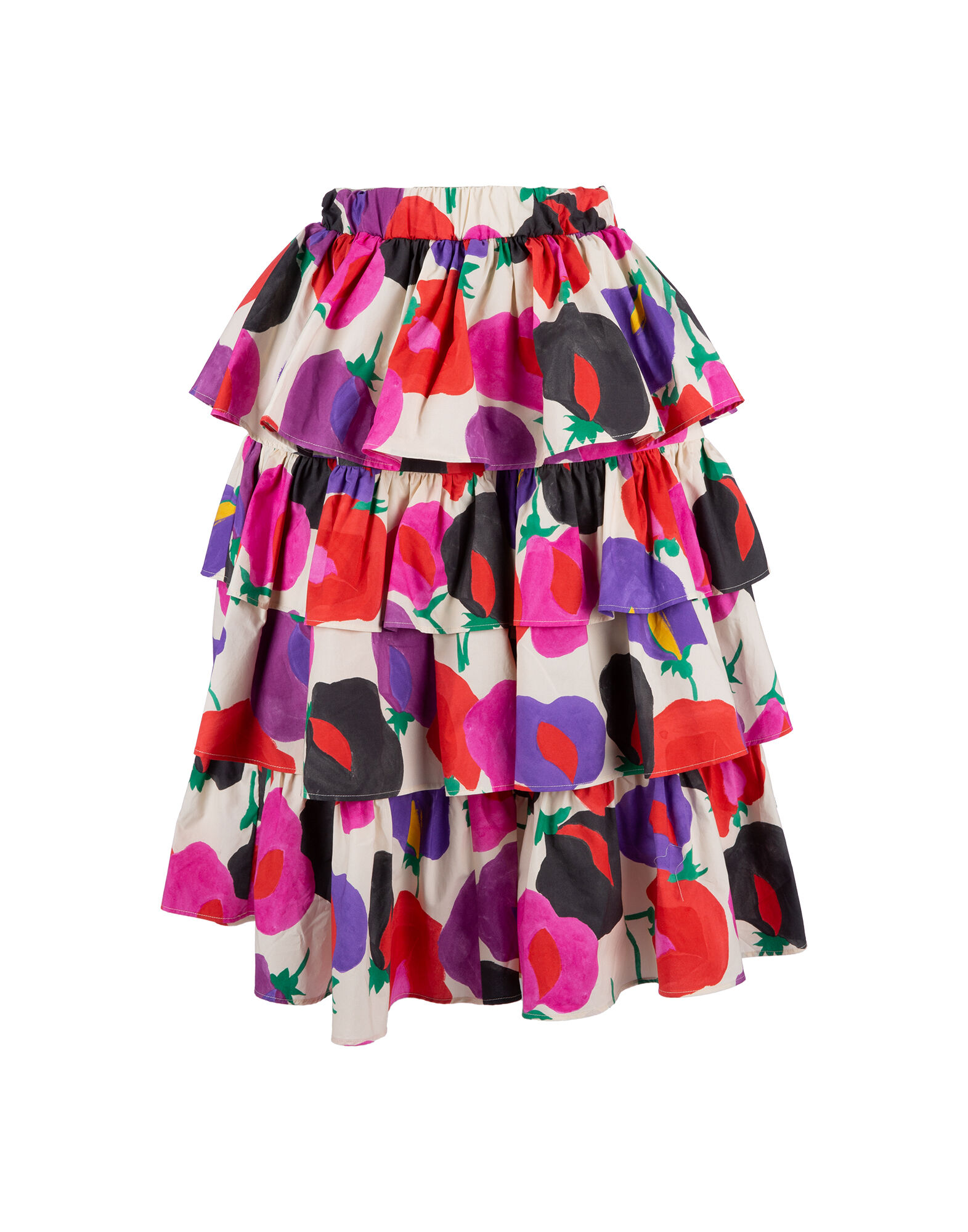 LaDoubleJ Big Mama Skirt Poppy SKI0015COT001POP0001