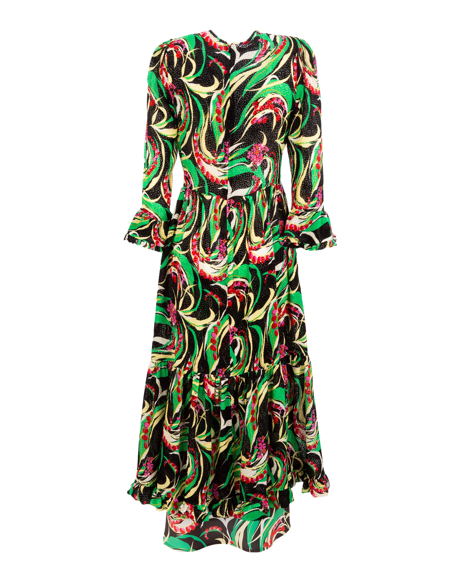 LaDoubleJ Midi Visconti Dress Windy Flowers DRE0091DEV001WIN0001