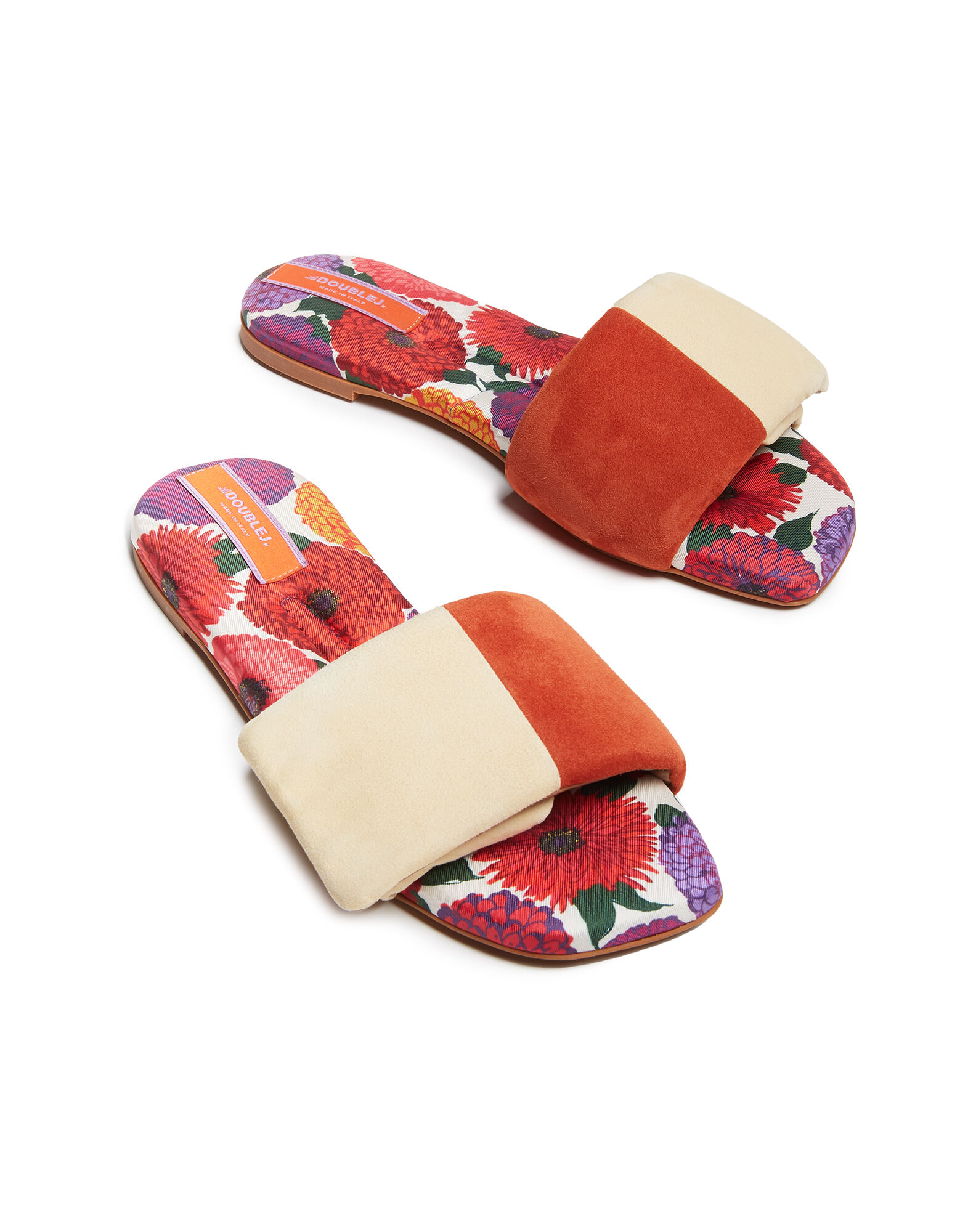 La DoubleJ Tone Slides Zinnie SHO0018FOD001ZIN0002