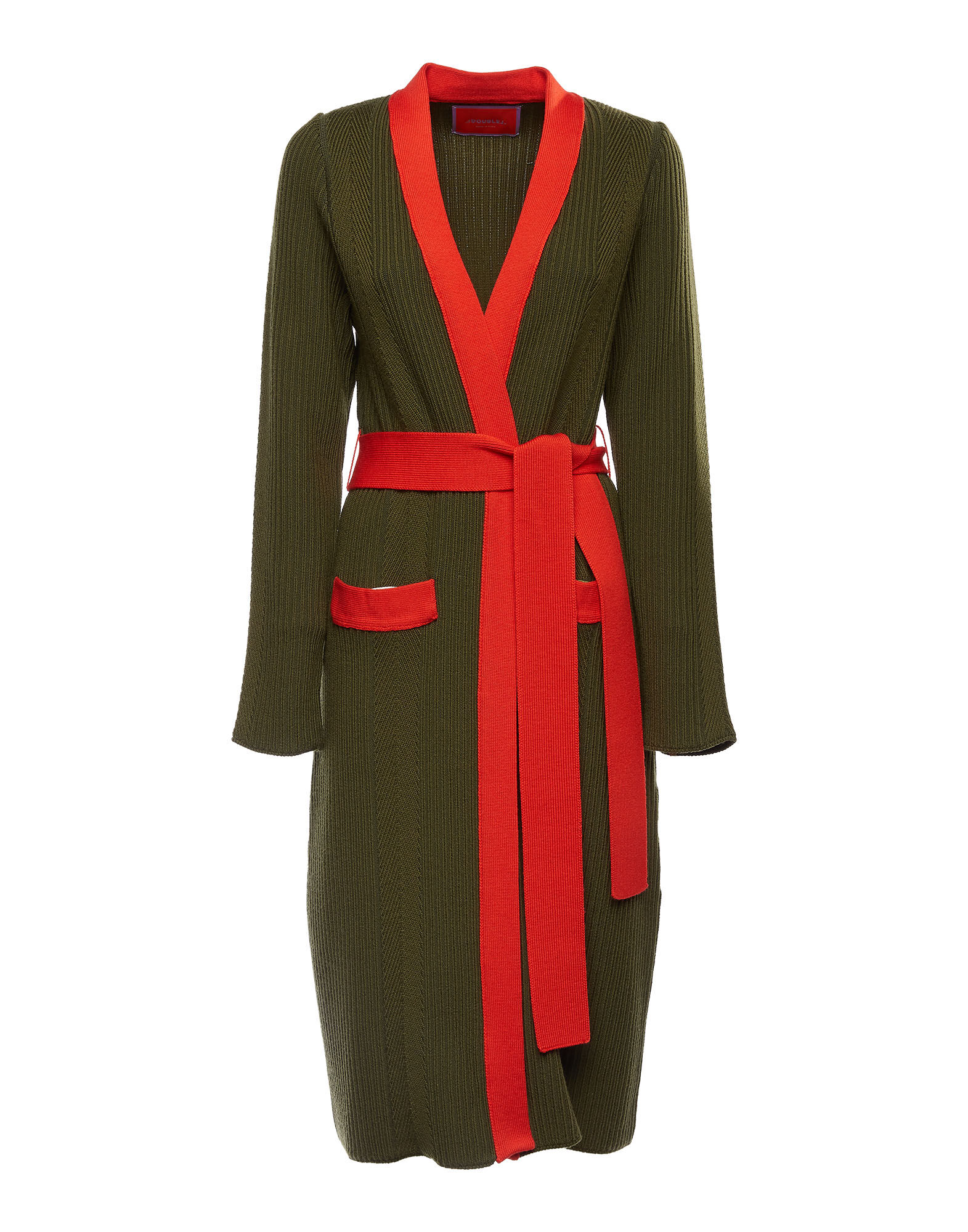 La DoubleJ Nonna Cardigan Verde PUL0034KNI024VAR0103