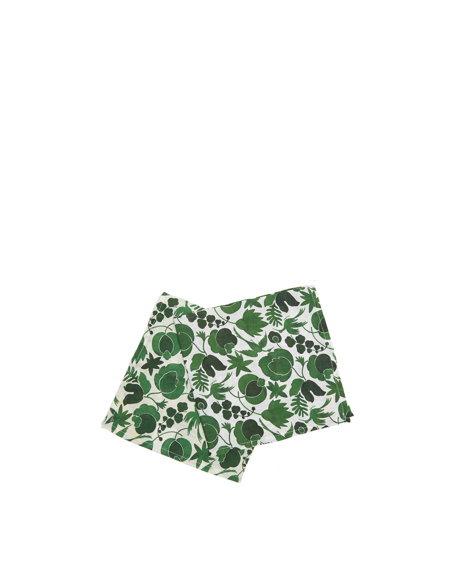 La DoubleJ Large Napkins Set Of 6 Wildbird Verde Small NAP0002LIN001CER0021