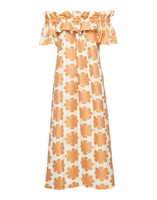 La DoubleJ Breakfast Dress Daisy Orange DRE0331JAC028DAY0012