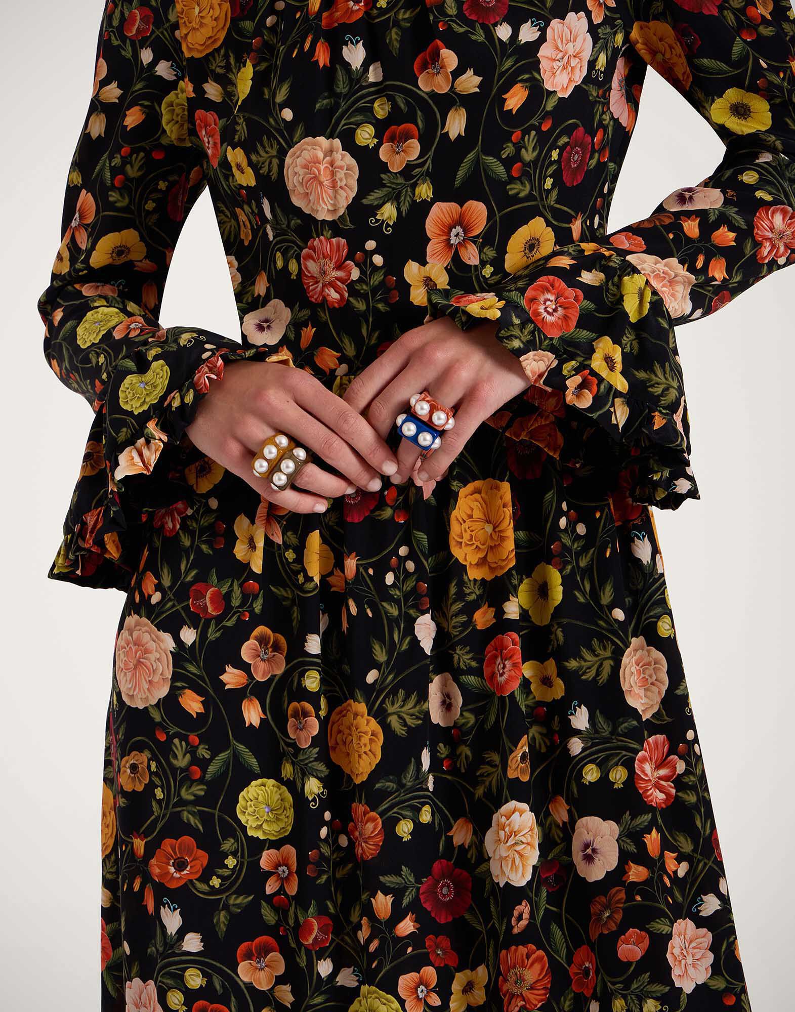 La DoubleJ Visconti Dress Botticelli Black DRE0041CRE001CEL01BL01