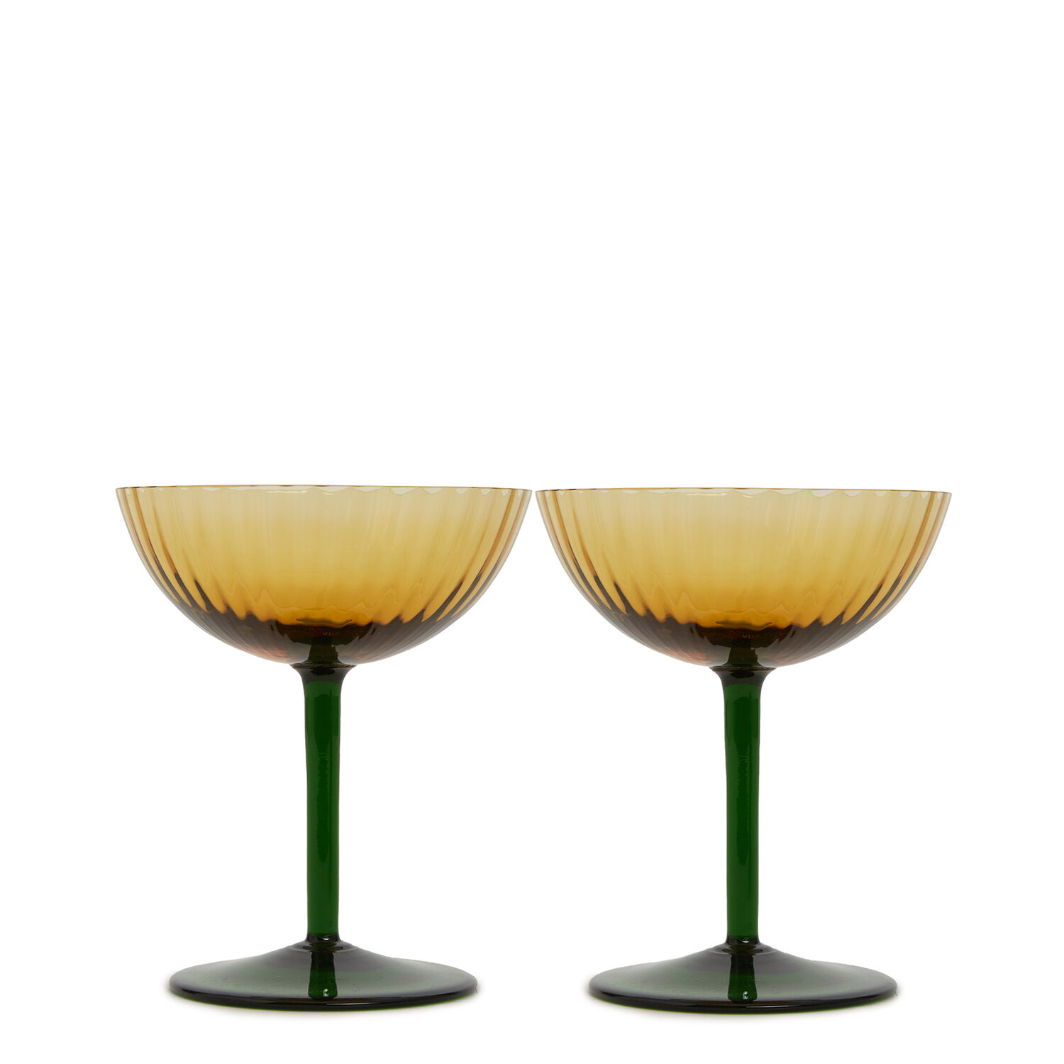 LA DOUBLEJ CHAMPAGNE COUPE SET OF 2