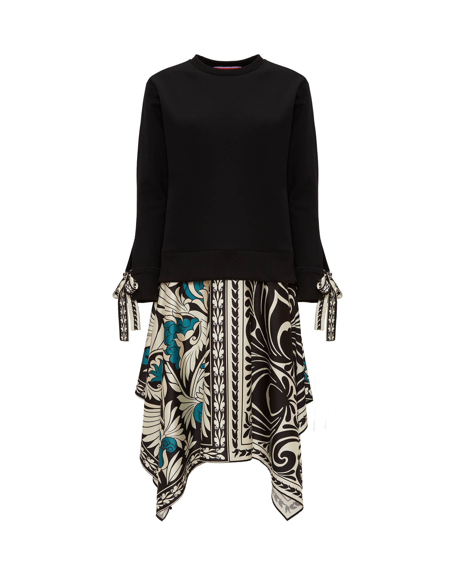 La DoubleJ Arcade Dress Mix Tiles Plac&eacute;e Black DRE0639JER040MIX01BL01