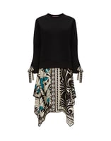 La DoubleJ Arcade Dress La DoubleJ Arcade Dress Mix Tiles Placée Black DRE0639JER040MIX01BL01