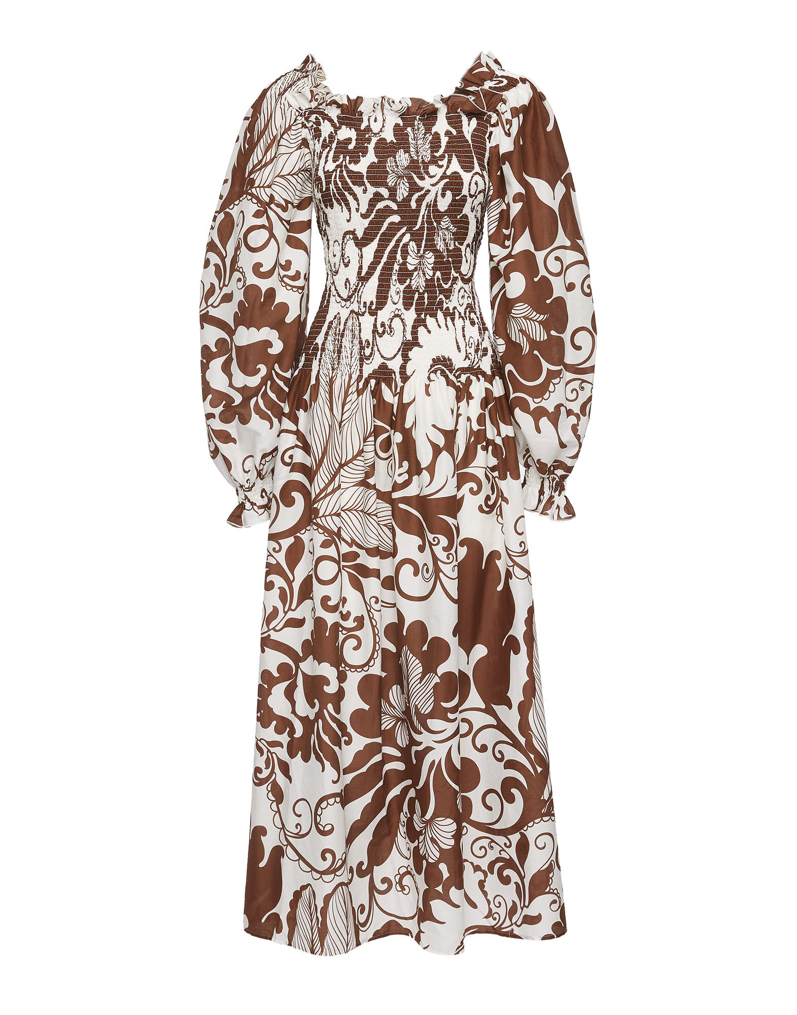 La DoubleJ Gorgeous Dress Marea Chocolate DRE0341SIL010MRE0005