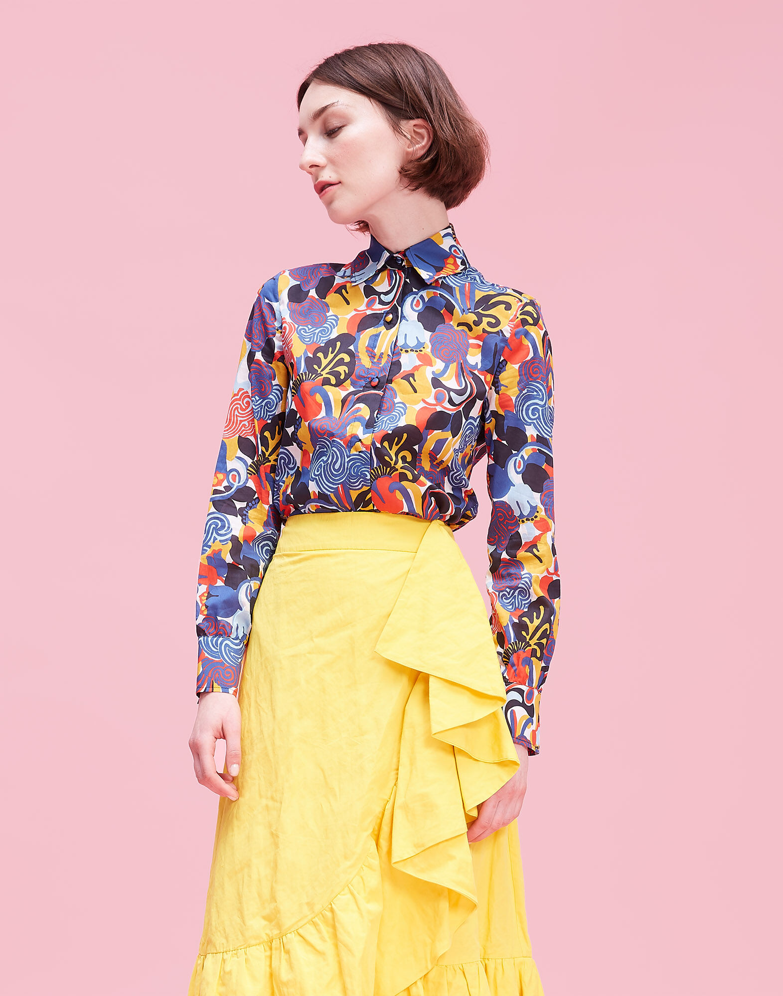 LaDoubleJ Voile Shirt Zoo SHI0007COT003ZOO0001