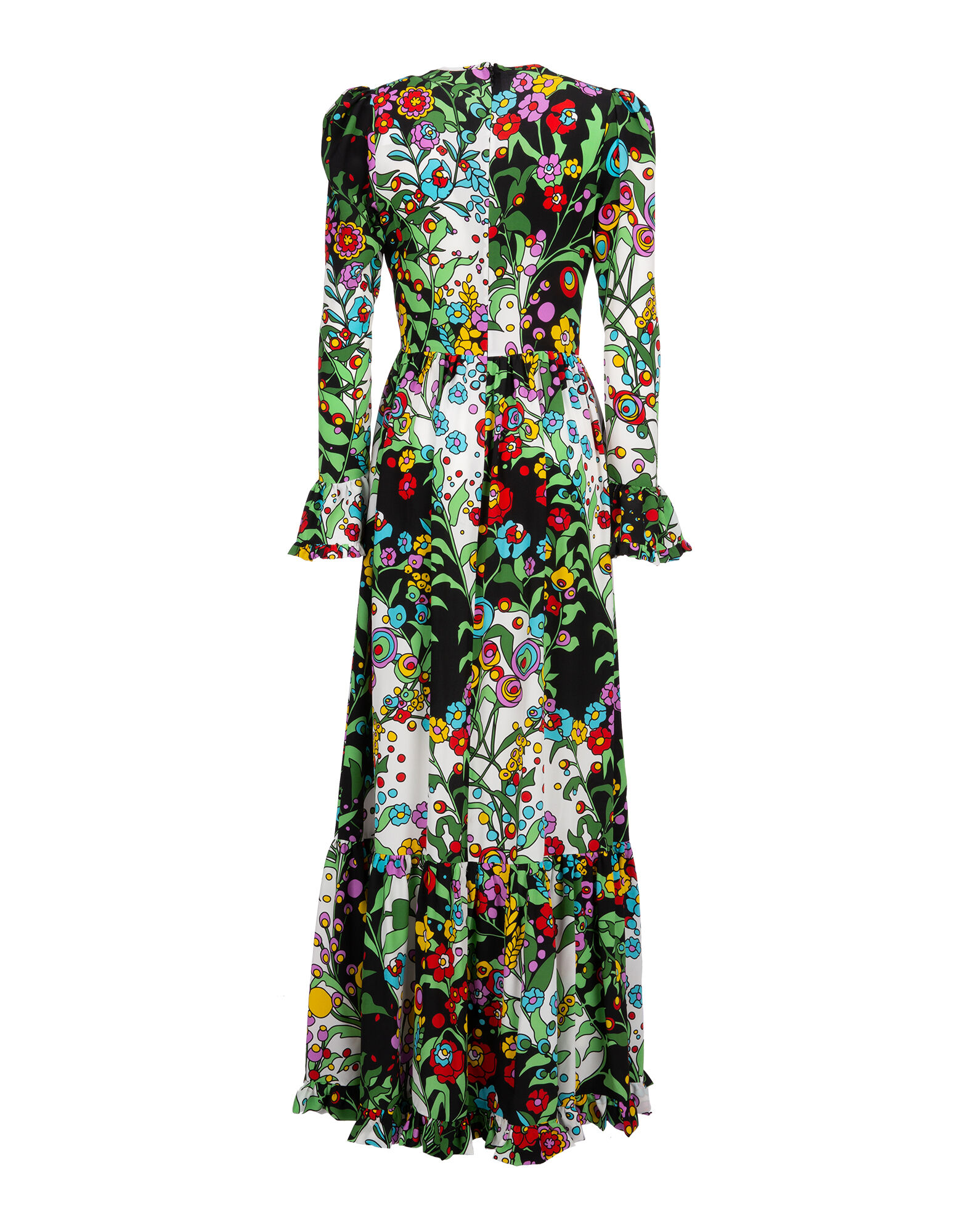 LaDoubleJ Summer Visconti - Holly Hock in Georgette Holly Hock DRE0070GEO001HOL0001